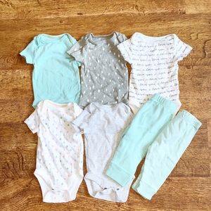 Cloud Island Bodysuit/Pants Bundle